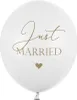 Palloncini 30 cm con stampa Just Married set di 50 Anteprima dell’immagine prodotto 1