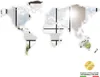 Giallobus - Carte du monde - Décoration murale miroir - Voir les images du produit 2