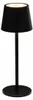 LED Tischleuchte Touch Akku USB Schwarz 26 cm dimmbare Produktbild-Vorschau 2