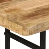 vidaXL Tavolo consolle 112x36x76 cm in legno massiccio di Anteprima dell’immagine prodotto 4