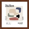 accent by nielsen Holz Bilderrahmen Zoom, 20x20 cm, Walnuss Produktbild-Vorschau 1
