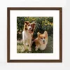 FRAMAI® Bilderrahmen 40x40 cm in Braun – mit Passepartout – Produktbild-Vorschau 4