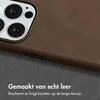 Accezz Vintage Leather Magsafe Backcover voor de Apple Podgląd zdjęcia produktu 2