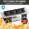 Aluminiowe wysuwane gniazdko do zabudowy, 3500W/16A/230V, Podgląd zdjęcia produktu 2