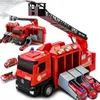 OKWISH Spielfahrzeuge, Feuerwehr Spielzeug Kinder Produktbild-Vorschau 1