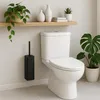 Relaxdays Toilettenbürste Wandmontage, zum Kleben, HxBxT: Produktbild-Vorschau 3