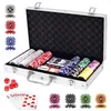 COSTWAY Set da poker Valigetta da poker 300 fiches laser Anteprima dell’immagine prodotto 5