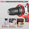 Akku-Bohrschrauber Akkuschrauber Set 25+3 Drehmomentstufen Produktbild-Vorschau 9