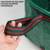 Gartensack 270L groß, 2 Stück + Gartenhandschuhe,Laubsack, Produktbild-Vorschau 3