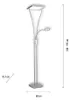 Lampa podłogowa LED, ściemniana, ruchoma lampka do Podgląd zdjęcia produktu 7
