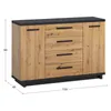 Kommode INES IN-01 mit 4 Schubladen 2 Türen Sideboard 135 Produktbild-Vorschau 3
