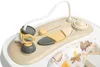 A close-up view of the interactive toy panel on a baby walker. Produktbild-Vorschau