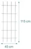 Relaxdays Rankgitter, 2er Set, HxB: 115 x 45 cm, Metall, Produktbild-Vorschau 4