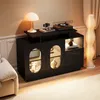 OKWISH Buffet - Vitrine avec LED et Portes Vitrées, Meuble Voir les images du produit 3
