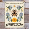 Biene mit Blumen DAS IST KEIN UNORDENTLICHER GARTEN Produktbild-Vorschau 7