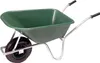 Pro-Bau-Tec Gartenschubkarre Grün 100L PP-Mulde Tragkraft Produktbild-Vorschau 1