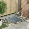 vidaXL Grille argent 50 x 50 x 2 cm Acier galvanisé à chaud Voir les images du produit 2