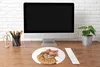 MuchoWow® Mauspad Mousepad Löwe - Bogen - Kinder 50x50 cm - Produktbild-Vorschau 4