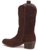 topschuhe24 3217 Damen Cut Out Stiefeletten Western Cowboy Produktbild-Vorschau 3