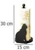 Küchenrollenhalter Katze schwarz, Höhe 30 cm Produktbild-Vorschau 14