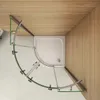 90x90x195cm Duschkabine Viertelkreis Runddusche 6mm nano Produktbild-Vorschau 7