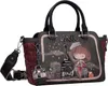 A handbag with a Parisian-themed illustration. Produktbild-Vorschau