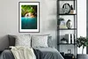MuchoWow® Gerahmtes Poster Angeln im Wasser im Produktbild-Vorschau 2