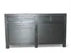 A dark gray wooden sideboard or cabinet with two sections, each with two drawers at the top and a larger panel below. The sideboard is shown against a white background. Voir les images du produit
