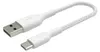 Belkin CAB002BT0MWH, 0,15 m, USB A, USB C, Weiß Produktbild-Vorschau 1