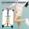 MuchoWow® Koffer Handgepäck Trolley Rollkoffer Kleine Produktbild-Vorschau 4