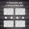Tischset 4x45x30 cm + 10fi cm Platzset Tischmatte Produktbild-Vorschau 4