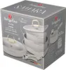 The image shows the retail packaging of a Berlinger Haus cookware set. Produktbild-Vorschau