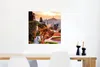 MuchoWow® Poster Stadt - Garten - Licht 50x50 cm - Produktbild-Vorschau 5