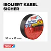 tesa 56192-00010-02 Ruban adhésif isolant 10m x 15mm noir Voir les images du produit 4