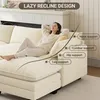 Divano ad angolo a U BEALIFE 320x76x91 cm | 4 posti + 2 Anteprima dell’immagine prodotto 6