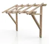 Mucola Holz Vordach Haustürüberdachung 120x205x129 cm Produktbild-Vorschau 9