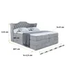 ALTDECOR Boxspringbett mit 2 Matratzen und Topper - 160x200 Produktbild-Vorschau 6