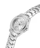 A silver Guess watch with a diamond-encrusted bezel and a metal band is shown against a white background. Náhľad obrázku produktu