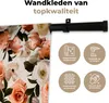 MuchoWow® Wandteppich Wandbehang Blumen - Rosen - Farben Produktbild-Vorschau 3
