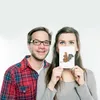 Mr. & Mrs. Panda Postkarte Fledermaus Sitzen - Weiß - Produktbild-Vorschau 4
