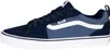 A side view of a blue Vans shoe against a white background. Produktbild-Vorschau