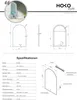 HOKO Miroir de salle de bain arc LED 60x100cm avec cadre Voir les images du produit 7