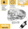 6x4M Led Lichterkette Innen, Warmweiß Lichternetz 31V Produktbild-Vorschau 8