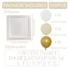 Kit de décoration pour baby shower, comprenant 105 pièces : Voir les images du produit 2