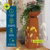 Hoberg LED Pflanzsäule 3D Schmetterling-Design Rost-Optik Produktbild-Vorschau 2