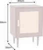 riess-ambiente Design Nachttisch VIENNA 60cm braun Wiener Produktbild-Vorschau 13