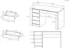 Schminktisch 120 cm Adel - Kosmetiktisch Schlafzimmer - Produktbild-Vorschau 5