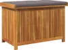 vidaXL Coffre à coussins d'extérieur 90x50x60,5 cm bois Voir les images du produit 1