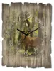 ARTland Holz Wanduhr Quarzuhr - schwarzer Zeiger Hirsch 4 - Produktbild-Vorschau 1