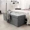 Sitzhocker mit Stauraum 110 x 38 x 38 cm Produktbild-Vorschau 8
